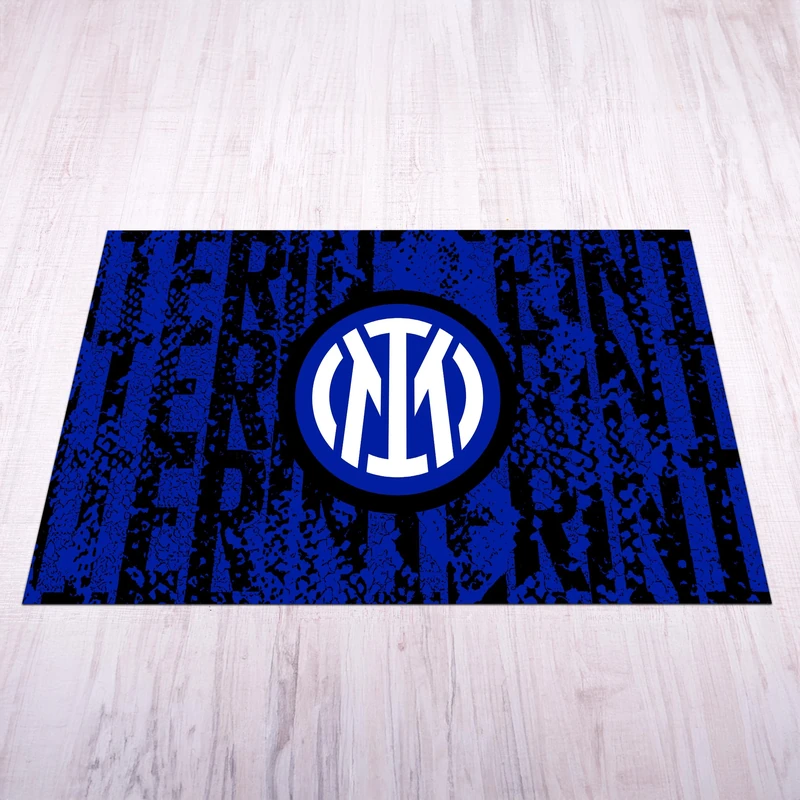 Licensed Décor FC Internazionale Milano - X-Large Vinyl Floor Mat - Layared Crest