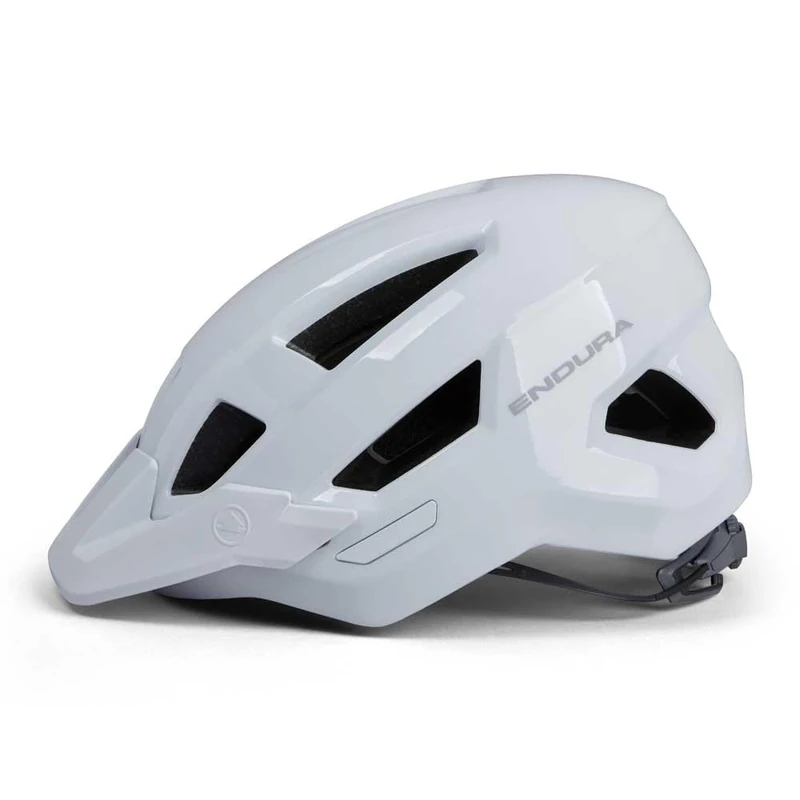 Endura Men's Hummvee Helmet | Cycling Protection | Adjustable Fit Helmet, White, L-XL