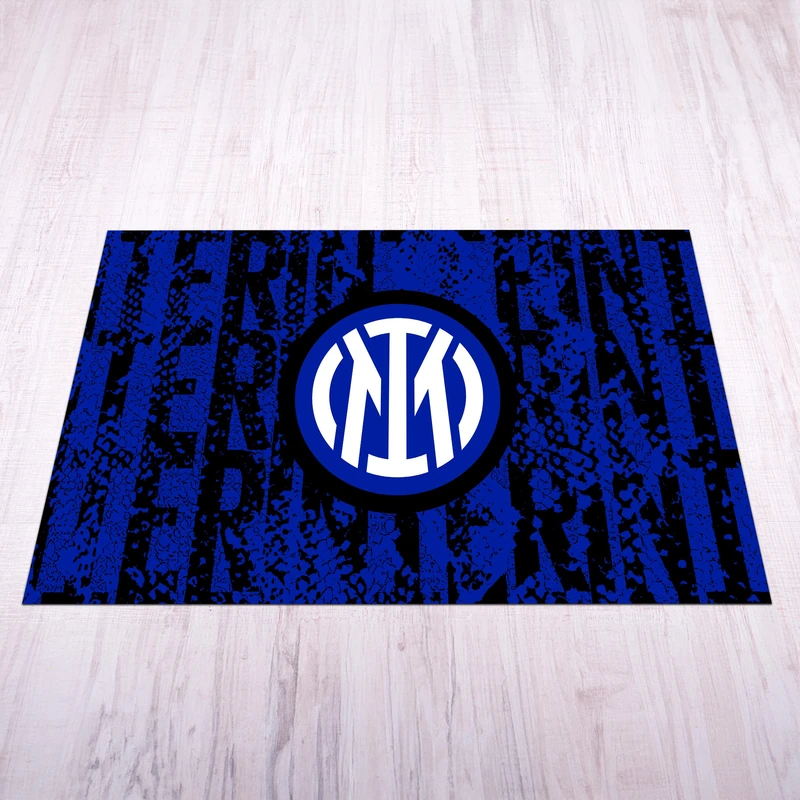 fan decor FC Internazionale Milano - Small Vinyl Floor Mat - Layared Crest