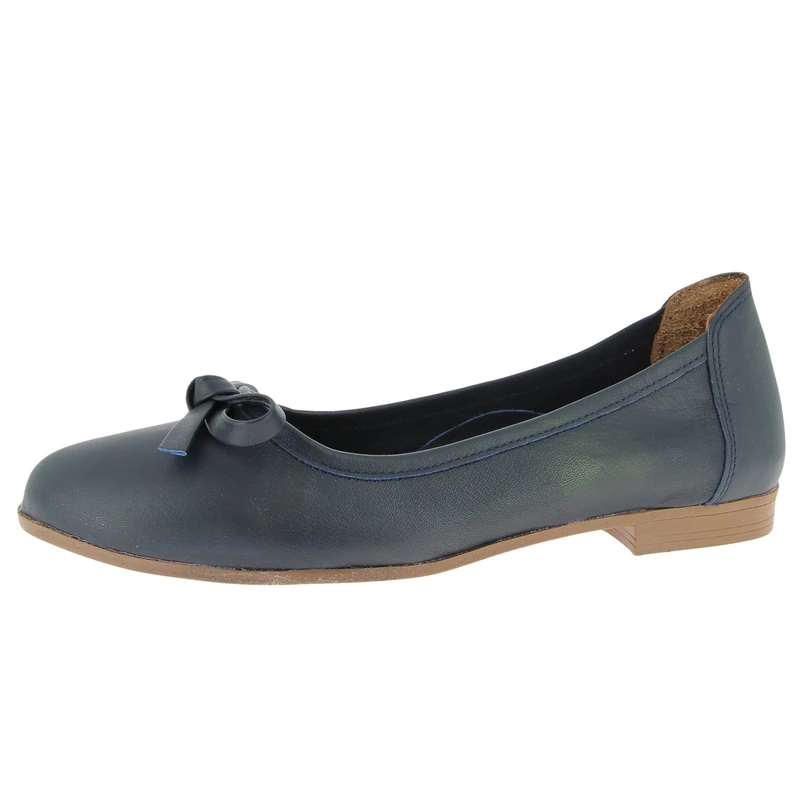 Andrea Conti Women's Damen Ballerina Ballet Flat, D Blue, 9 UK