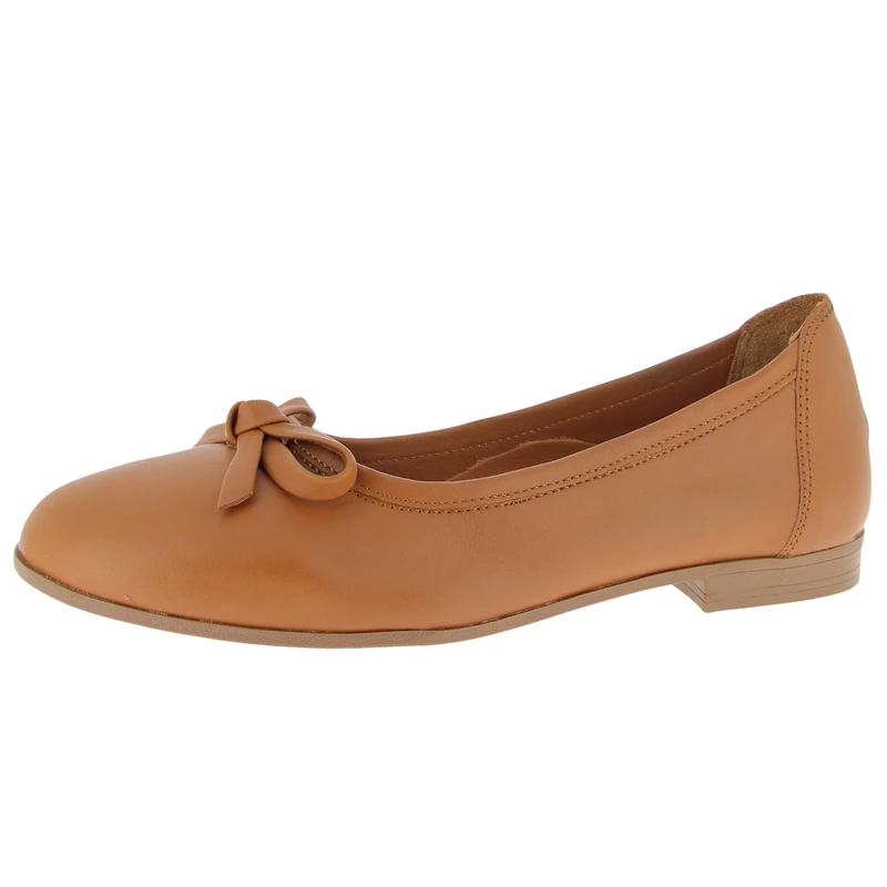 Andrea Conti Women's Ballet Flats, Cognac, 9 UK