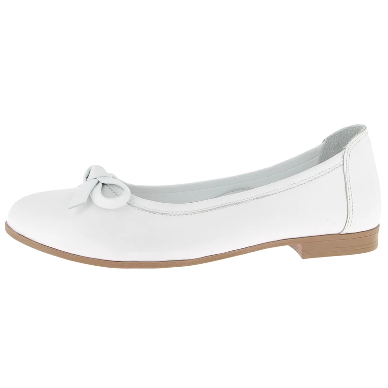 Andrea Conti Women's Ballet Flats, White, 6 UK