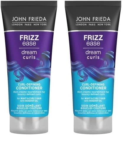 John Frieda Dream Curls Conditioner, 75 ml (Pack of 2), 75.0 millilitre, Pack of 2