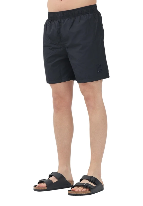 Armani Exchange Icon, Back Pocket, Side Embossed Logo Patch Beach Boxer Shorts, Dark Navy, XL Men, Dark Navy, XL