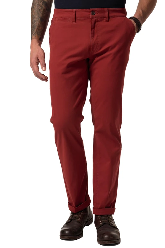 JP 1880 Men's Trousers, Marsala red, 44