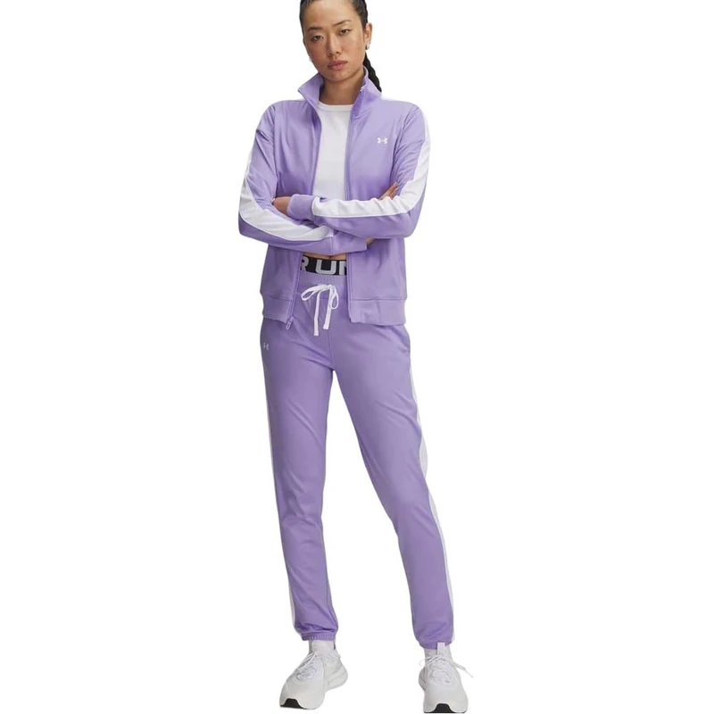 Under Armour Tricot Tracksuit - Transparent/White/White - LG