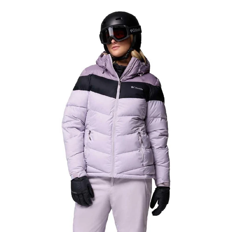 Columbia Women's Abbott Peak 2 Insulated Jacket, Ski Jacket, Lavender Pearl/Shale Purple/Black, XL