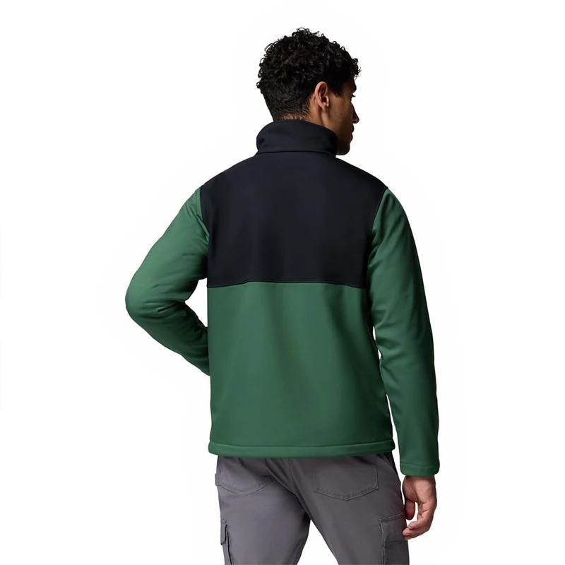 Columbia Men's Ascender Softshell Jacket, Softshell Jacket, Rain Forest, Black, XXL