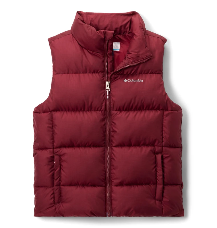 Columbia Youth Puffect Vest, Puffer Vest Body Warmer, Rich Wine, X-Large