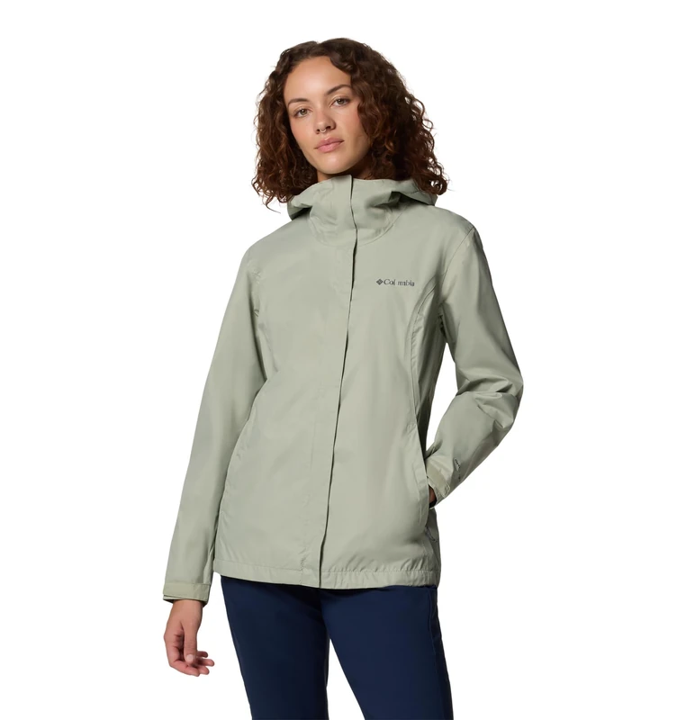 Columbia Women's Arcadia 2 Jacket, Waterproof Rain Jacket, Safari, X-Large