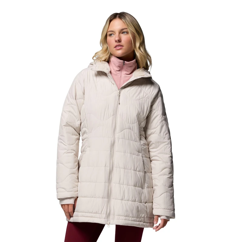 Columbia Women's Crown Point 2 Jacket, Winter Jacket, Dark Stone, X-Large