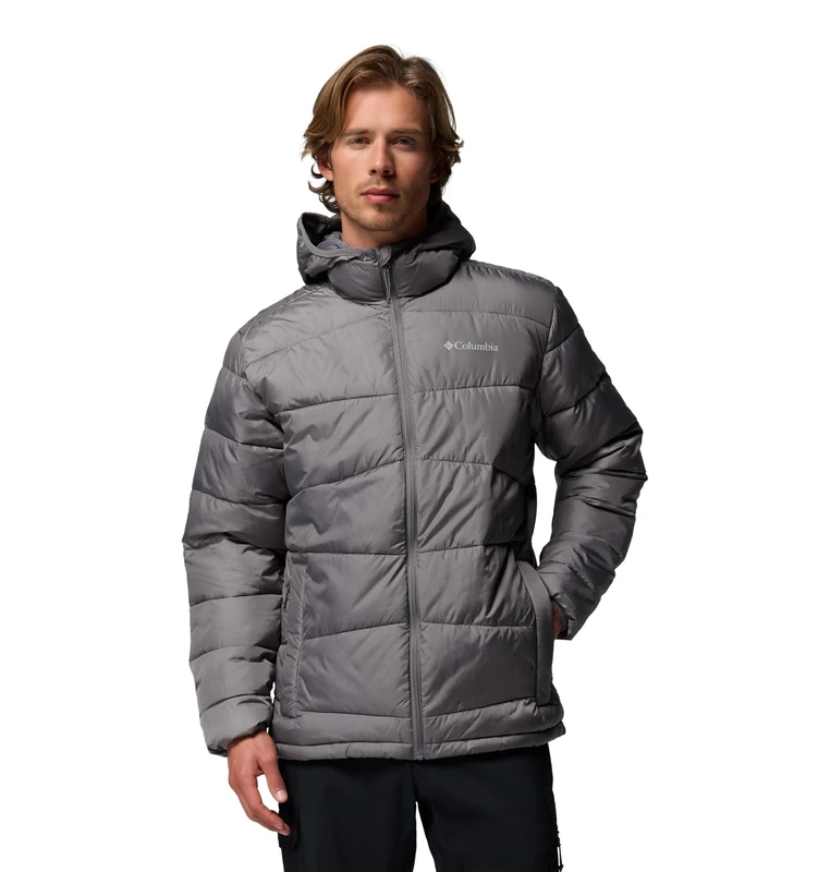 Columbia Men's Fivemile Butte 2 Hooded Puffer Jacket - City Grey