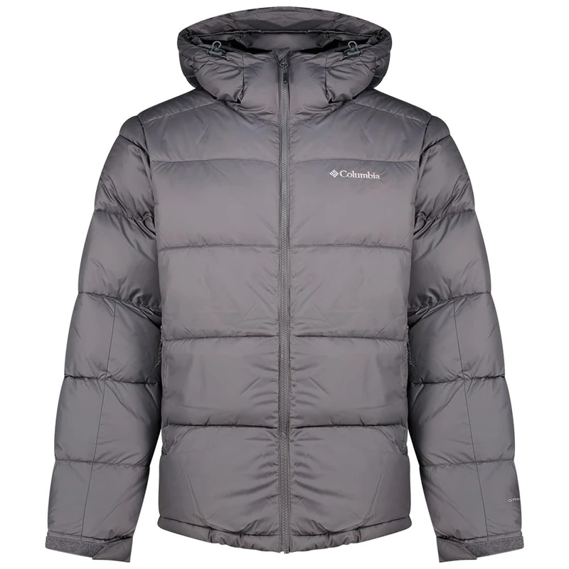 Columbia Men's Pike Lake 2 Hooded Jacket, Hooded Puffer Jacket, City Grey, X-Large