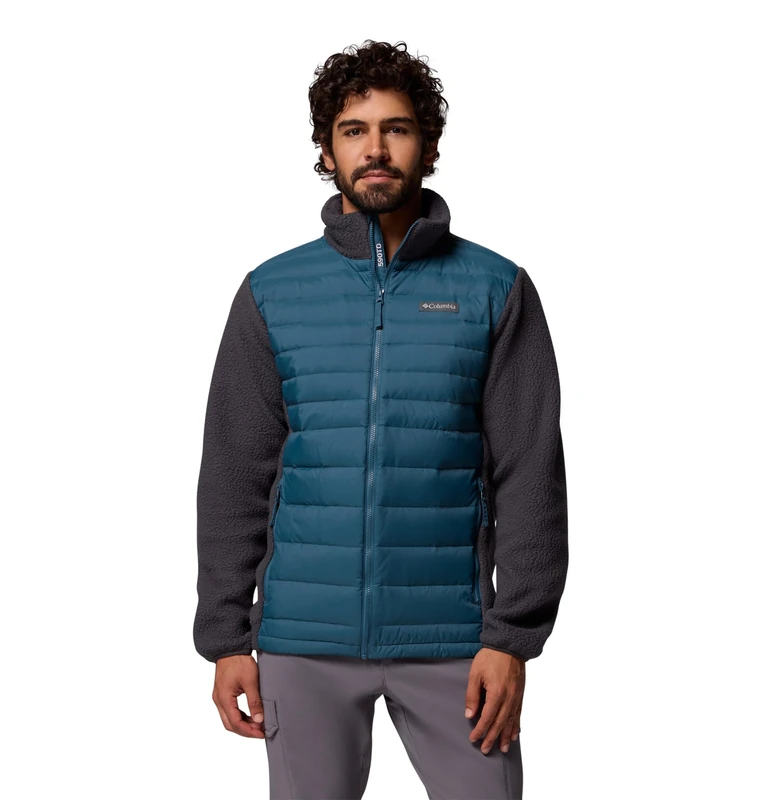 Columbia Men's Juniper Peak Hybrid Jacket, Puffer Jacket, Everblue/Shark, XX-Large