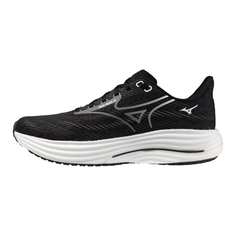 Mizuno Mens Wave Rider 29 Running Shoes - Black Sand 9 UK
