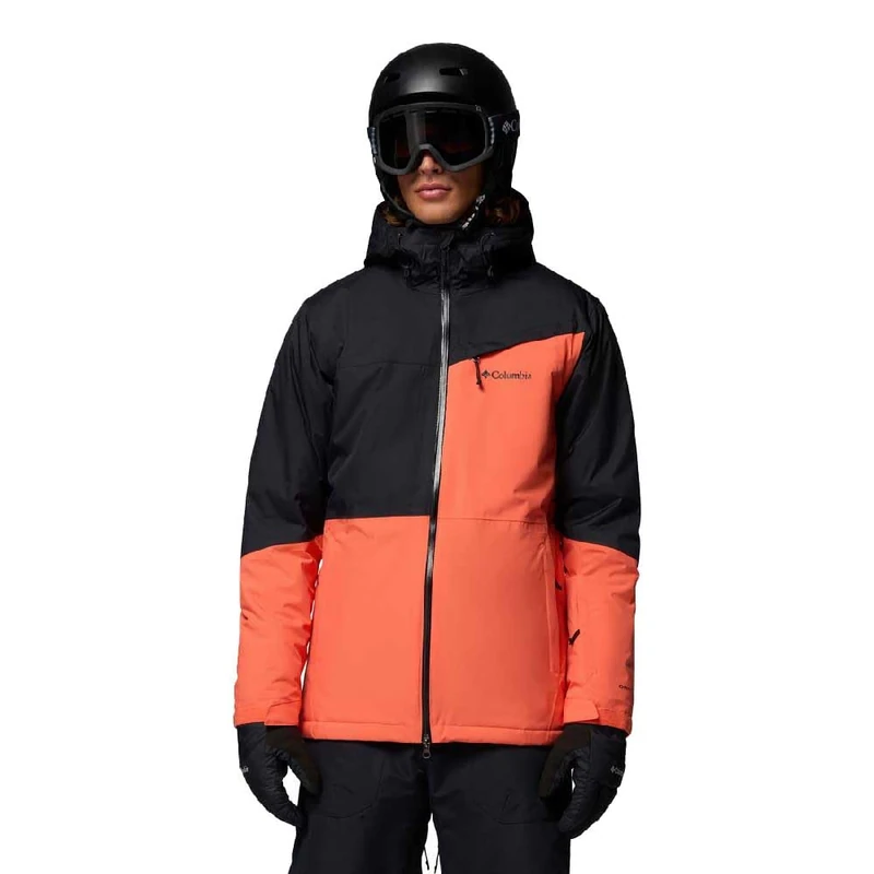 Columbia Men's Iceberg Point 2 Jacket, Ski Jacket, Zing, Black, XL - Image 1
