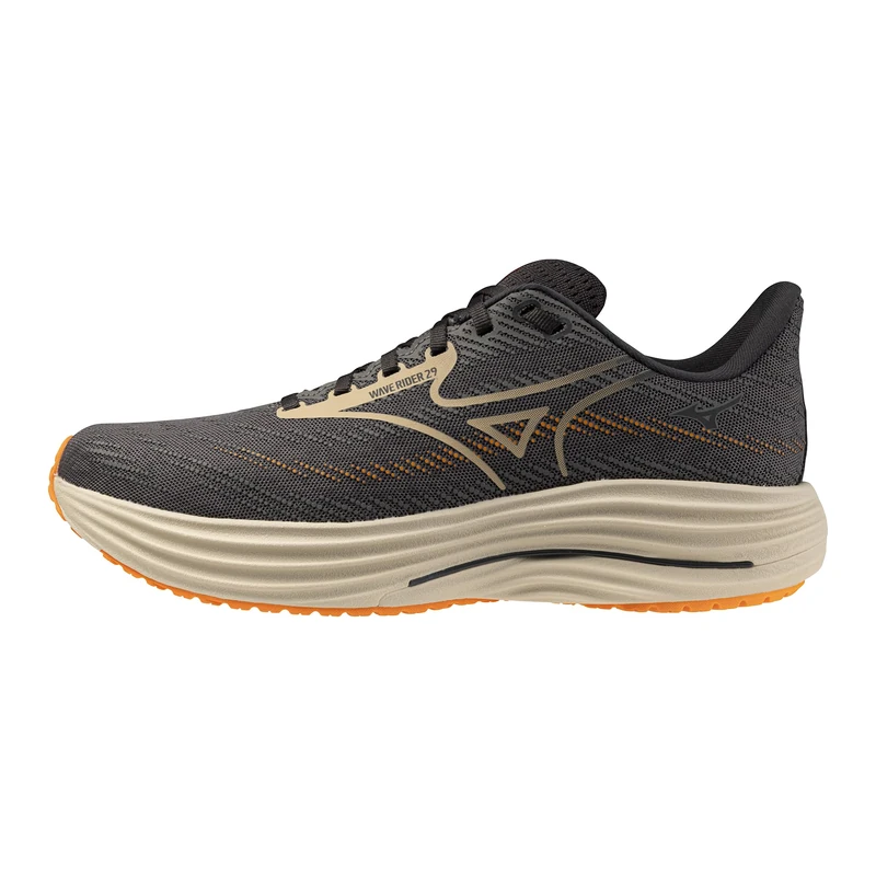 Mizuno Wave Rider 29 Mens Running Shoe, Quiet Shade-Summer Sand, 8.5 UK