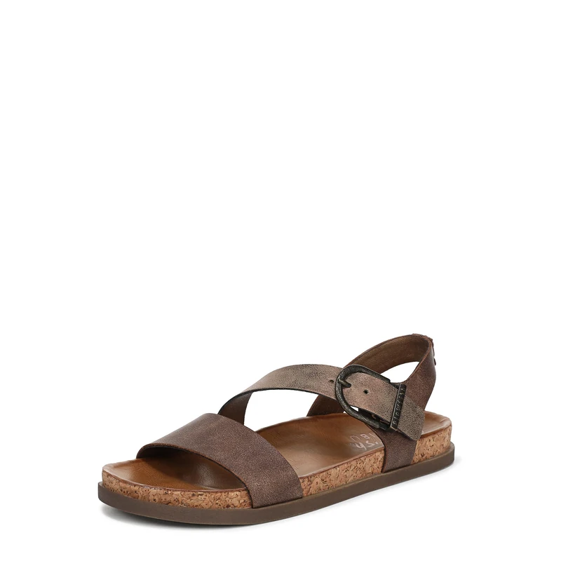 Blowfish Malibu Women's Lance Flat Sandals, Walnut Brown, Medium Fit, UK 6
