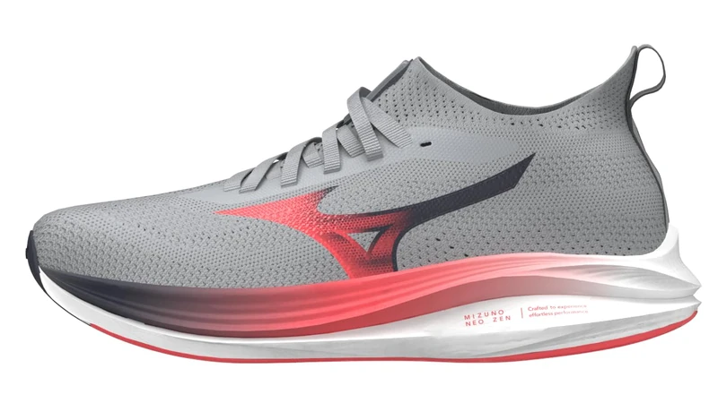 Mizuno Men's Neo Zen Running Shoe, Odyssey Grey-Silver, 8 UK - Image 1
