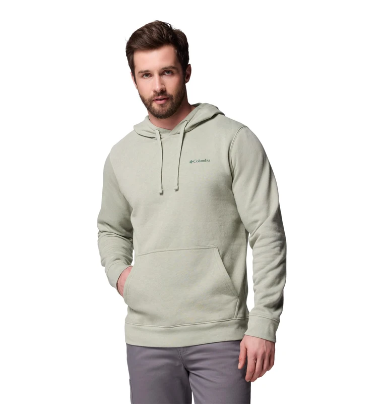 Columbia Men's Trek Graphic Hoodie, Hoodie, Safari/Meadowland, Small