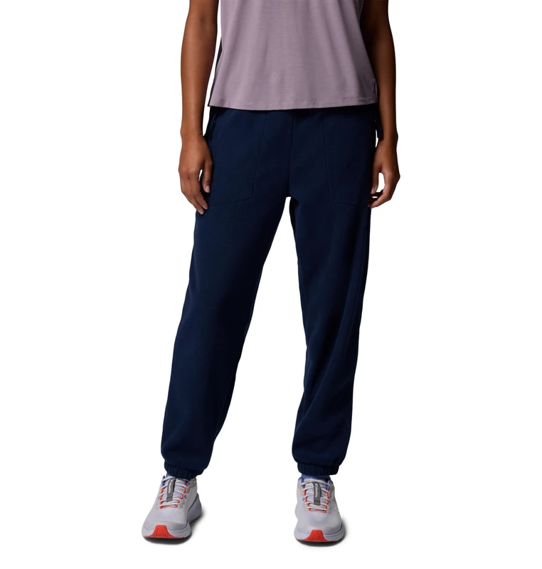 Columbia Women's Sequoia Grove Fleece Pant, Joggers, Collegiate Navy, Small Regular