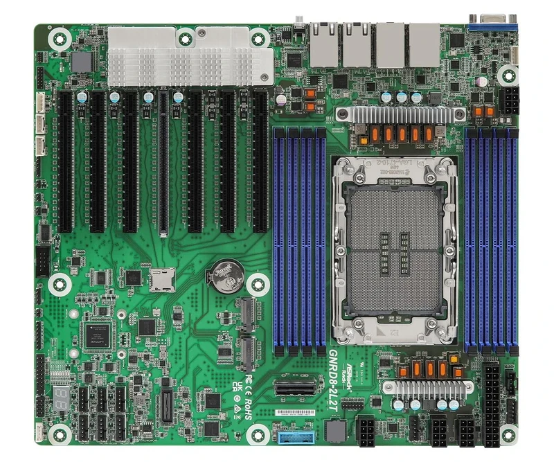 ASRock Rack Server Motherboard GNRD8-2L2T CEB Single Socket E2 (LGA 4710) Intel® Xeon® 6700E-series Dual 10GbE