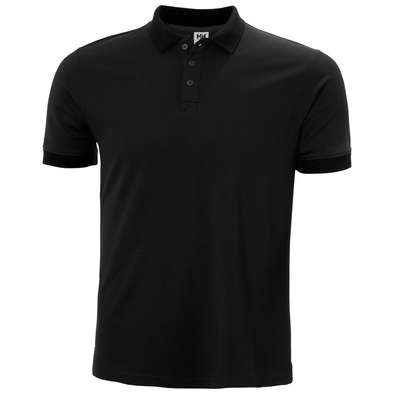 Helly Hansen Men's Crewline Polo, Black, XXL - Image 1