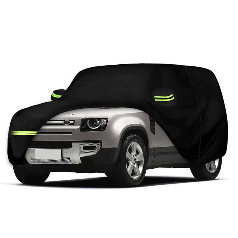 Waterproof Car Covers for 2020-2024 Land Rover Defender 90 2-Door (Black) Custom Heavy Duty Waterproof All Weather Protection Outdoor - Image 1