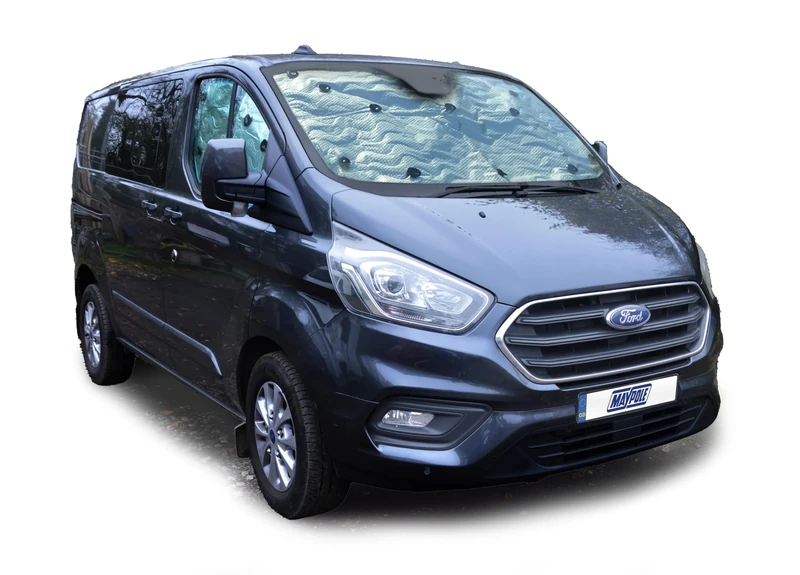 Maypole Ltd Internal Thermal Blind 3-Peice Set for Ford Transit Custom Summer Sunshade Heat Reflection Winter Insulation - Image 1