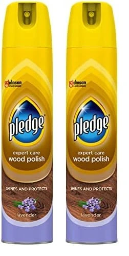 Pledge Beautify It Enhancing Polish Lavender 250ml (Pack of 2)