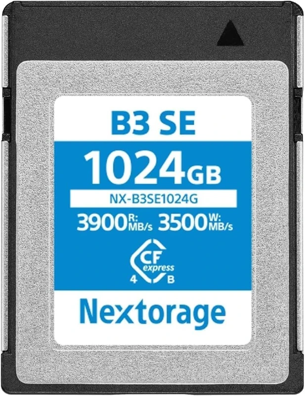 Nextorage Japanese CFexpress 4.0 Type B 1024GB Memory Card Max. Read Speed 3900MB/s Max Write Speed 3500MB/s NX-B3SE1024GB CFexpress 4.0 typeb Nextorage