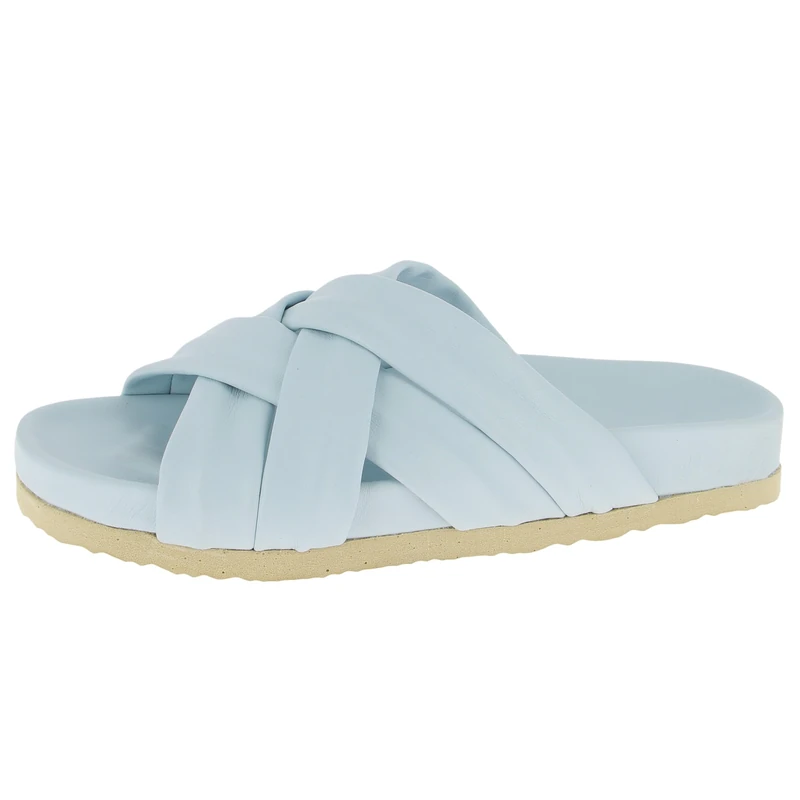 Andrea Conti Women's Damen Pantolette Loafer Flat, H Blue, 3.5 UK