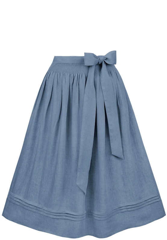 Stockerpoint Mina Dirndl Apron, Smoke Blue, 34-38, smoke blue, 34-38