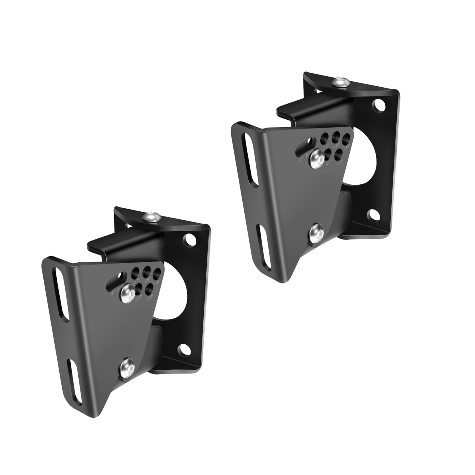 TaoAcc Heavy Duty Speaker Wall Brackets, Universal Speaker Wall-Mount for Samsung/Bose/LG/Yamaha/Teufel Speakers, Adjustable Angle Wall-Mounts, Hold up to 40kg(1 Pair)