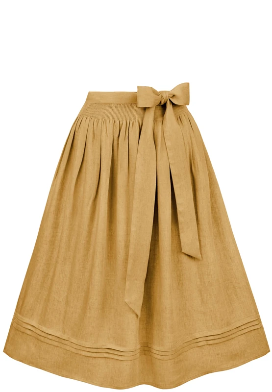 Stockerpoint Mina Dirndl Apron, Honey, 52-56, honey, 52-56 - Image 1