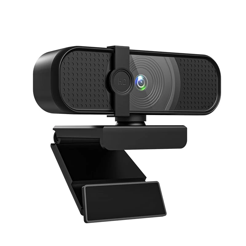INDOTEAM 4K Ultra HD Webcam for PC with Microphone and Privacy Cover | 4K Web Cam | USB Camera for PC, Laptop, Mac | High Definition Webcam | Plug and Play HD Web Cam | Web Camera - Laptop & Computers