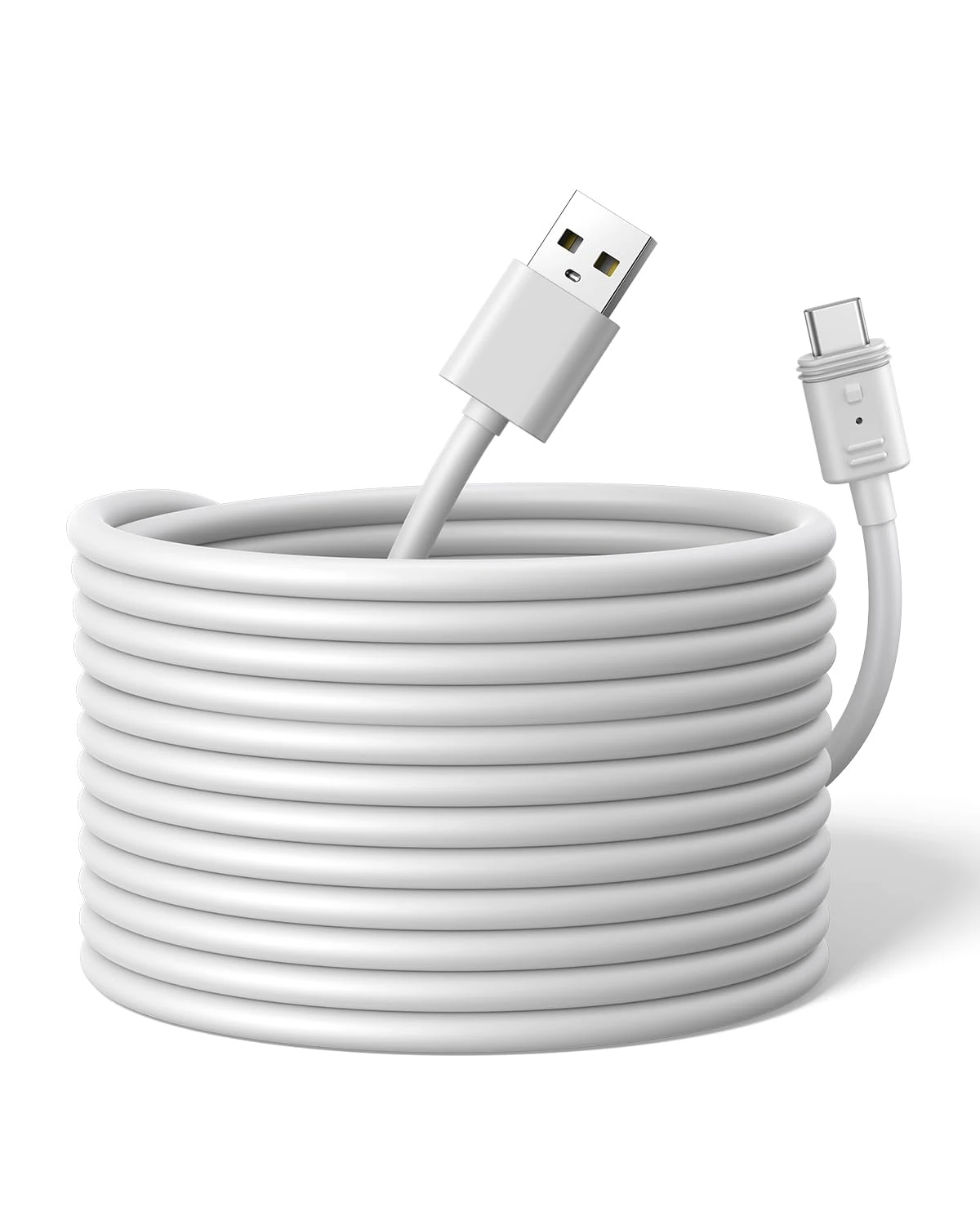 eufy Security 15ft/4.5m USB-A to USB-C Power Cable, Compatible with eufyCam S3 Pro and All Upcoming eufy Battery Cameras, Continuous Power and 24/7 Security.