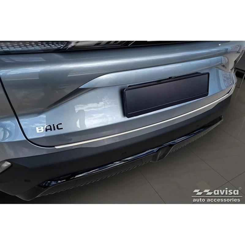Avisa Stainless Steel Rear bumper protector compatible with BAIC Beijing 5 (X55) II 2023-