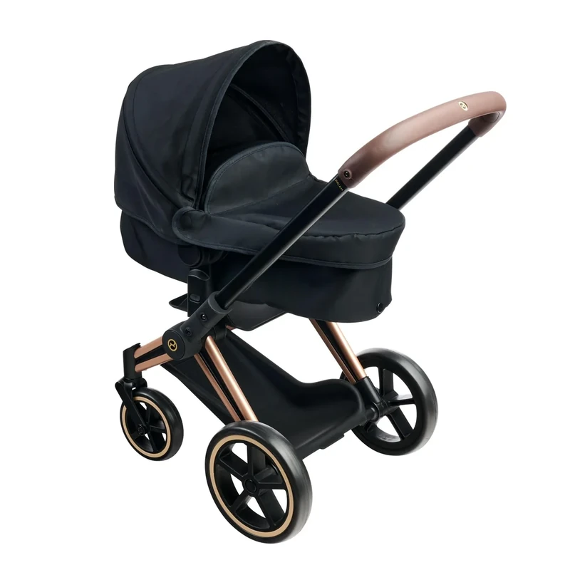 Corolle - 9000141870 - Cybex 3-in-1 Pram, Black, Accessory, for 36 and 42 cm Dolls from 3 Years