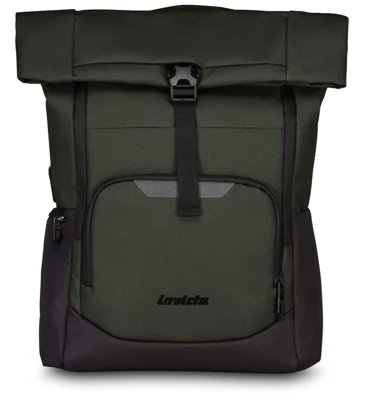 Invicta Act Fold Backpack ACT FOLD Unisex – Adult, army green, Taglia unica, Business