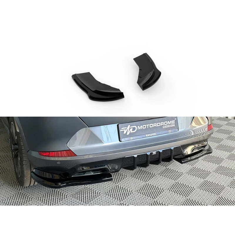 Motordrome Rear Side Splitters compatible with Cupra Formentor Mk1 2020-2024 (ABS) - Image 1