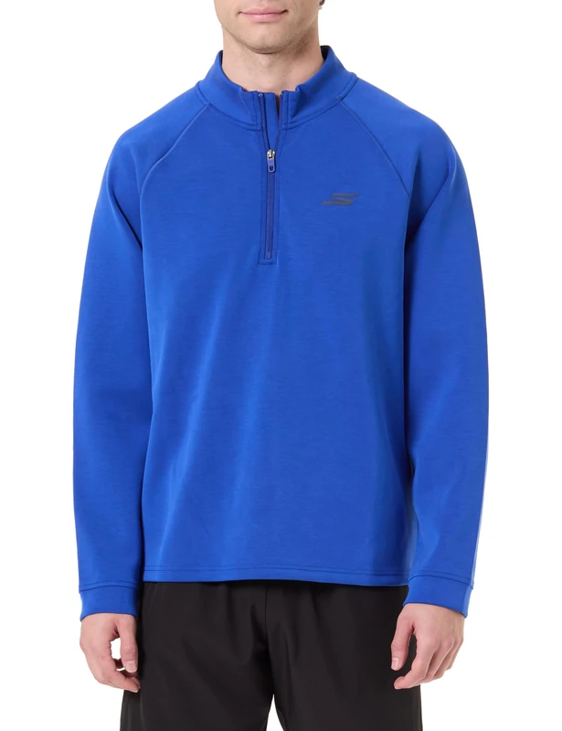 Skechers Men's Skechcloud Elevate 1/4 Zip Blue