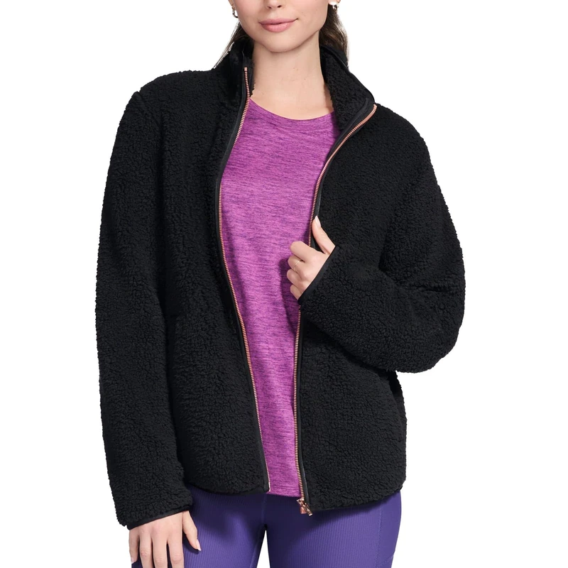 Skechers Women's Skech-Sherpa Jacket Black