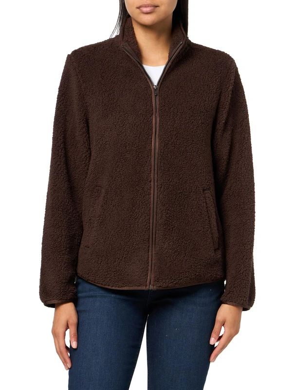 Skechers Women's Skech-Sherpa Jacket Brown