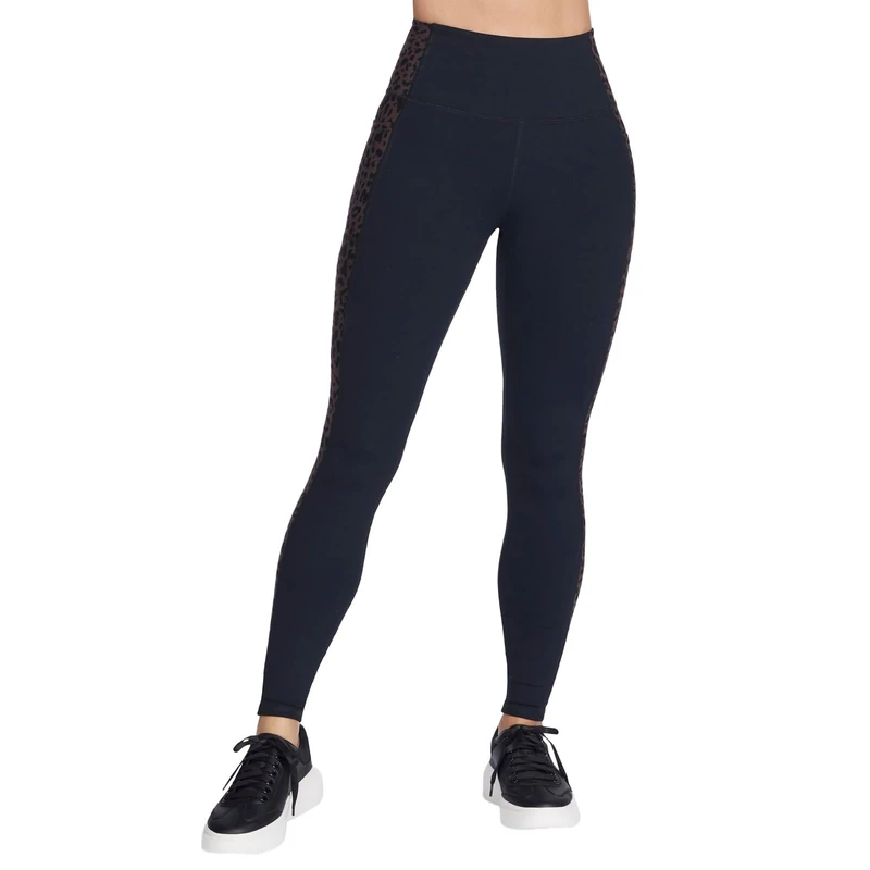 Skechers Women's Gowalk FL HW Cheetah Legging Brown