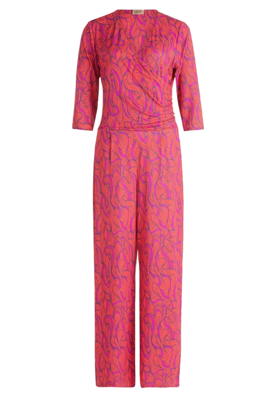 Cartoon Women's Jumpsuit, Orange/purple, 10