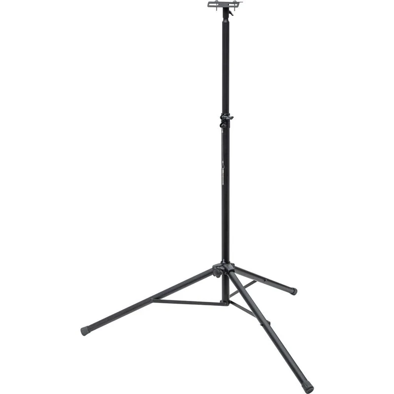 Brennenstuhl Construction Telescopic Tripod ST 200 for work lights/stable Tripod with automatic lowering mechanism (height-adjustable from 1.08 to 2m, max. 30kg, with crossbar, 3 support tubes)