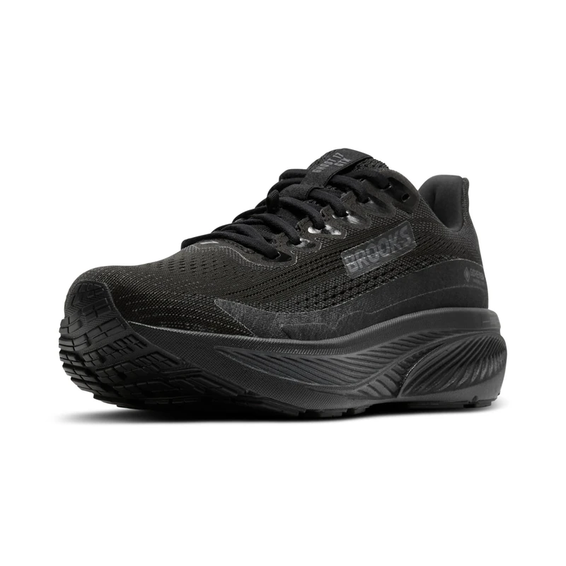 Brooks Men's Ghost 17 GTX Running Shoes, Black/Black/Ebony, 13