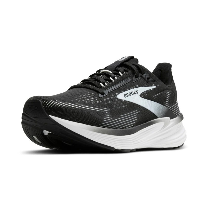 Brooks Revel 8 Sneaker - Black Grey White Fashion Trainer