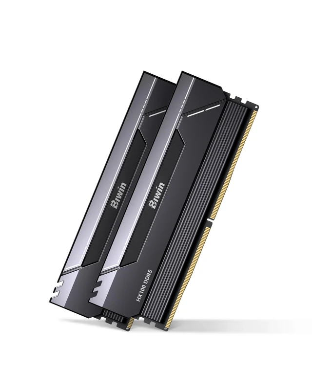 Biwin Black Opal HX100 DDR5 RAM 32GB (16GBx2) 6000MHz CL30 Comptuer Memory Heatsink XMP 3.0 AMD EXPO Intel XMP Compatible-Black - Image 1